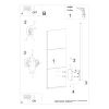 Appliques murales Aluminium Beige LED 1 Lahti