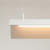 Suspensions Acier Blanc LED 1 Elva