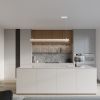 Suspensions Acier Blanc LED 1 Elva
