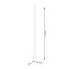 Appliques murales Aluminium Blanc LED 1 Lagom