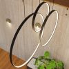 Suspensions Aluminium Noir LED 3 Rio