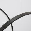 Suspensions Aluminium Noir LED 5 Rio