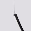 Lustres Aluminium Noir LED 1 Alvar