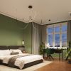 Lustres Aluminium Noir LED 3 Alvar