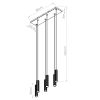 Suspensions Aluminium Beige LED 6 Ivar