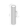 Appliques murales Aluminium Taupe LED 2 Ivar