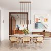 Suspensions Aluminium Taupe LED 6 Ivar