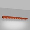 Suspensions Aluminium Ocre Rouge LED 1 Biscuit