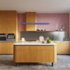 Suspensions Aluminium Ocre Rouge LED 1 Biscuit