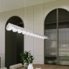 Suspensions Aluminium Taupe LED 1 Biscuit