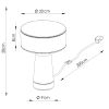 Lampes de bureau Plastique Jaune G9 1 Axo