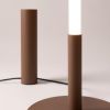 Lampadaire Acier Marron LED 1 Trang