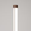 Lampadaire Acier Marron LED 1 Trang