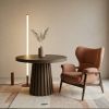 Lampadaire Acier Marron LED 1 Trang