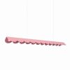 Suspensions Aluminium Rose LED 1 Biscuit