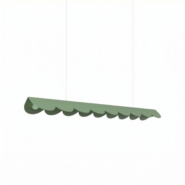 Suspensions Aluminium Sauge LED 1 Biscuit