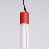 Suspensions Acier Rouge LED 1 Trang