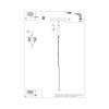 Suspensions Acier Rouge LED 1 Trang