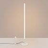 Lampadaire Acier Blanc LED 1 Trang