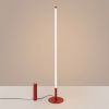Lampadaire Acier Rouge LED 1 Trang