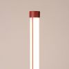 Lampadaire Acier Rouge LED 1 Trang
