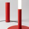 Lampadaire Acier Rouge LED 1 Trang