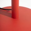 Lampadaire Acier Rouge LED 1 Trang