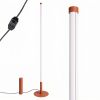 Lampadaire Acier Ocre Rouge LED 1 Trang