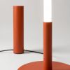 Lampadaire Acier Ocre Rouge LED 1 Trang