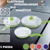 Lot Poêles Céramique Chef Pan Stone Edition (5 pièces)