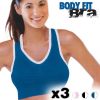 Soutiens Gorge de Sport Fit Bra (pack de 3)