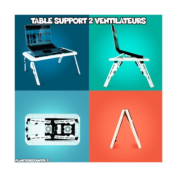 Table Support ventilé Ordinateur Portable réglable