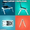 Table Support ventilé Ordinateur Portable réglable