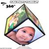 Cube cadre photo tournant 360°