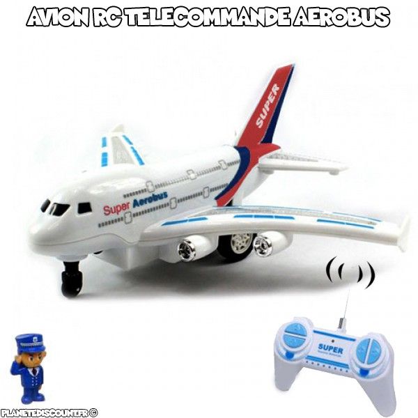 Avion RC Télécommandé Aerobus