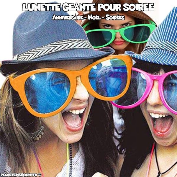 Lunettes Géantes pour soirée