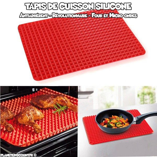 Tapis de cuisson en silicone anti-adhérent