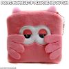 Porte-monnaie peluche hibou cartoon