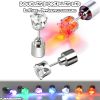 Boucles d'oreilles lumineuses LED