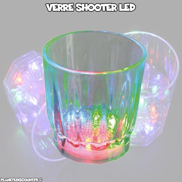 Verre à liqueur lumineux - 3 LED