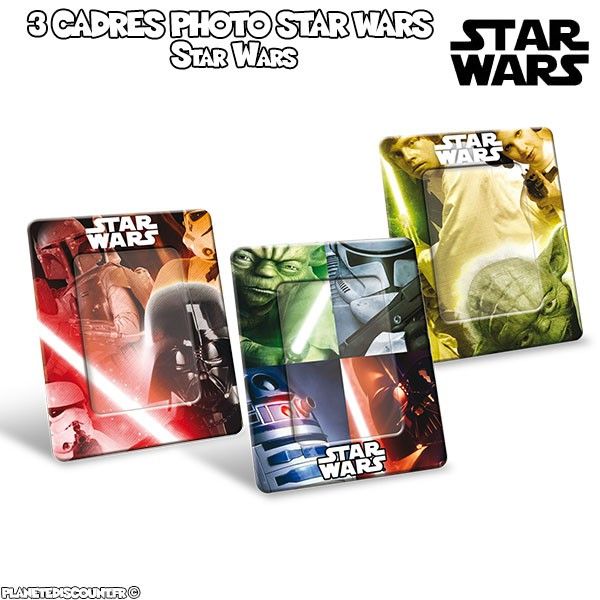 3 Cadres Photos Star Wars