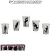 Lot de 5 verres Shooters sexy