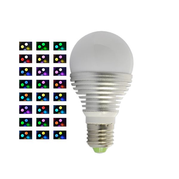 Ampoule E27 LED 16 couleurs avec télécommande