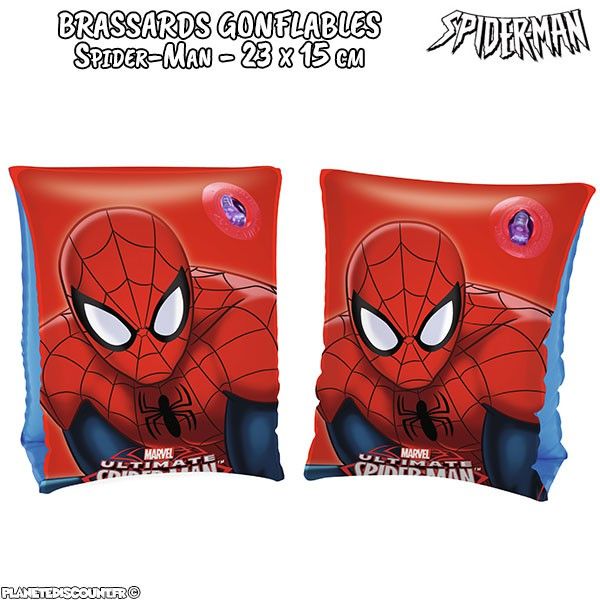 Brassards gonflables Spider-man - 23 x 15 cm