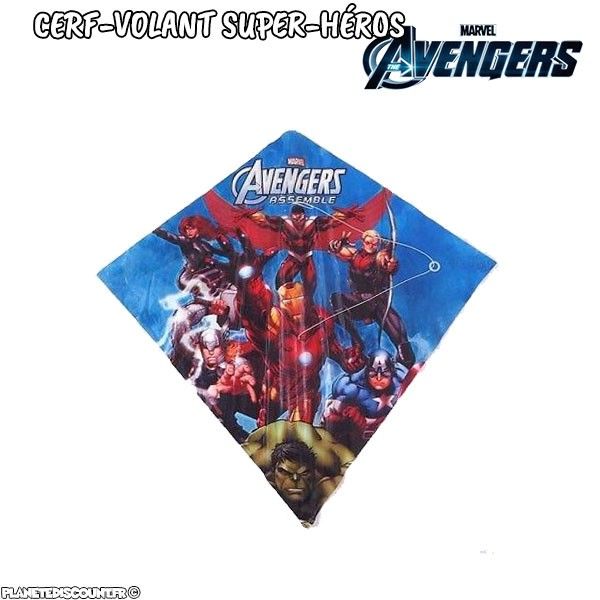 Cerf-volant des super héros Avengers de Marvel