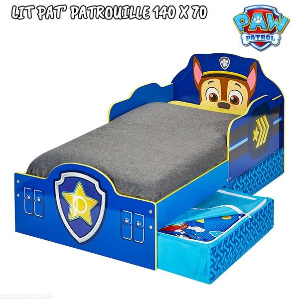 Lit enfant Pat Patrouille Chase