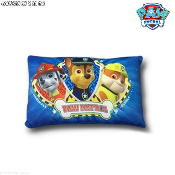 Coussin Pat'patrouille Marcus Chase Ruben 35 x 20 cm