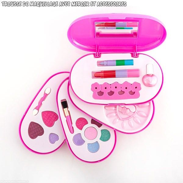 Trousse de maquillage avec miroir pour enfants