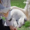 Gant de brossage massant pour animaux