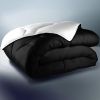 Couette bicolore 220x240 cm 400 gr/m² noir blanc